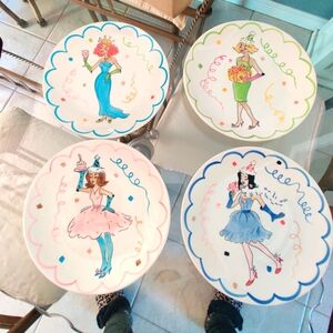 Party plates! Set of eight